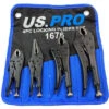 US PRO 1676 4pc Locking Pliers Set -tool 1676 BZ