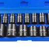 US PRO 1679 14 Pieces Set 1/2" DR Impact Sockets Shallow Metric 10-32 Mm -tool 1679 BZ