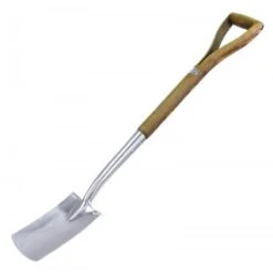 Rolson 82620 Stainless Steel Border Spade With Ash Wood Handle
