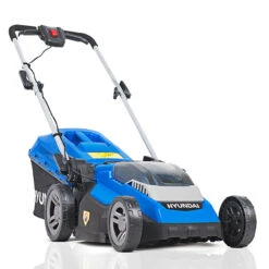 Hyundai HYM40LI380P 38cm Cordless 40v Lithium-Ion Battery Roller Lawnmower With Battery And Charger