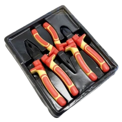 Toolzone PL144 3 Pieces Insulated VDE Professional Electrician VDE Pliers Set