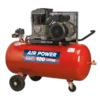 Sealey SAC1103B 100L Belt Drive Air Compressor 3hp With Cast Cylinders & Wheels100L Belt Drive Air Compressor 3hp With Cast Cylinders & Wheels -tool SAC1103B DFC39533
