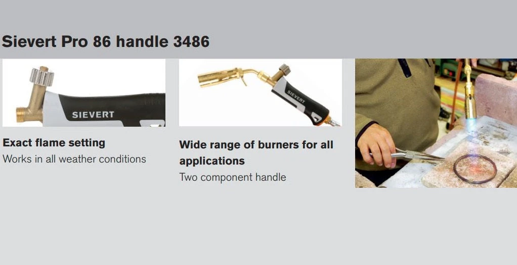 Sievert Pro 86 Propane/butane Torch - Handle Only (3486) 5 Sievert Pro 86 Propane/butane Torch - Handle Only (3486) - Image 3