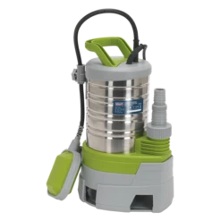 Sealey WPS225P Submersible Stainless Water Pump Automatic Dirty Water 225L/min 230V