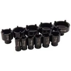 Neilsen CT4231 11-piece Special Socket Set For Grooved Nuts, 22-75mm -tool bg41519494390CT4231 b