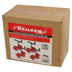 Neilsen CT5412 3/4" Wood Gluing Pipe Clamp Set, 4 Pack -tool bg41599495242CT5412 pack