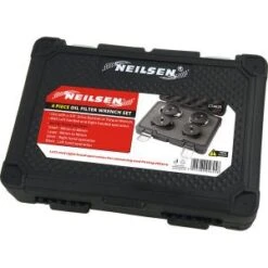 Neilsen CT4625 Oil Filter Wrench Set 4pc -tool bg41619454915CT4625 pack