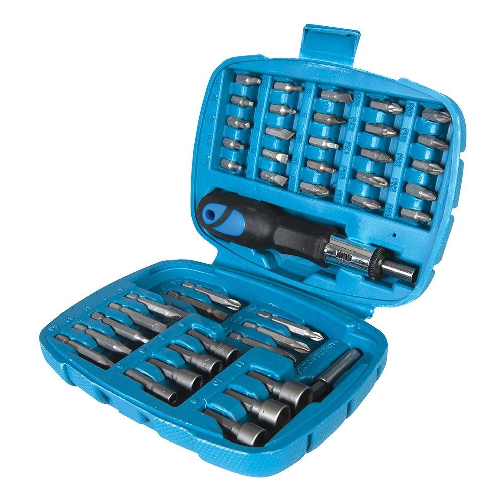 Silverline 427611 Ratchet Screwdriver Bit & Socket Set 45pce 45pce 3 Silverline 427611 Ratchet Screwdriver Bit & Socket Set 45pce 45pce