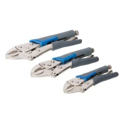 Silverline 675268 Self Locking Soft-Grip Pliers Set 3pce 3pce
