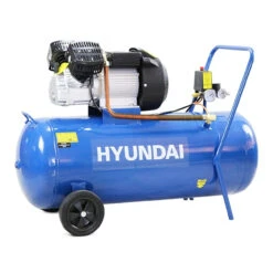 Hyundai HY30100V 100 Litre Direct Drive V Twin Air Compressor, 14CFM/116psi, Silenced - 3hp