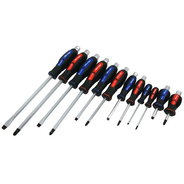 Neilsen CT1427 Screwdriver Set - 12pc (flat 4 Neilsen CT1427 Screwdriver Set - 12pc (flat - Image 2