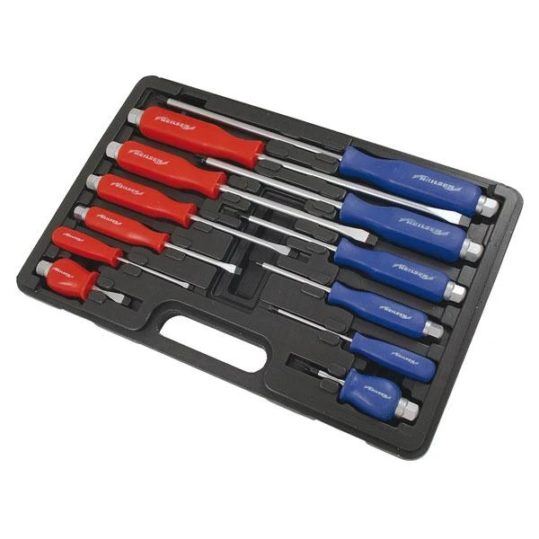 Neilsen CT1506 Screwdriver Set-12pc Flat & Pozi, Silver 3 Neilsen CT1506 Screwdriver Set-12pc Flat & Pozi, Silver