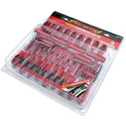 Neilsen CT2551 - 106 Pieces Screwdriver And Bits Set With Storage Pouch - Red -tool th41518790989CT2551 pack