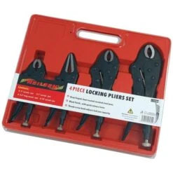 Neilsen CT0980 Locking Pliers - 4 Piece Set -tool th41561121665CT0980 pack