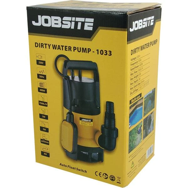 Neilsen CT1033 Water Pump (Submersible - For Dirty Water) 240v 400w 4 Neilsen CT1033 Water Pump (Submersible - For Dirty Water) 240v 400w - Image 2