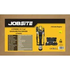 Jobsite 4343 Petrol / Gasoline Pile Driver 37.7cc 4-stroke 120mm 8 Jobsite 4343 Petrol / Gasoline Pile Driver 37.7cc 4-stroke 120mm -tool th41624112819CT4343 pack