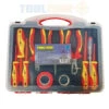 Toolzone 11Pc Vde Electricians Tool Kit, Screwdrivers, Plier 6" Long Nose, Side Cut & Wire Stripper. 1 Toolzone 11Pc Vde Electricians Tool Kit, Screwdrivers, Plier 6" Long Nose, Side Cut & Wire Stripper. -tool th 1feadccc bcdc 4b42 aa58 5e0236b525d5